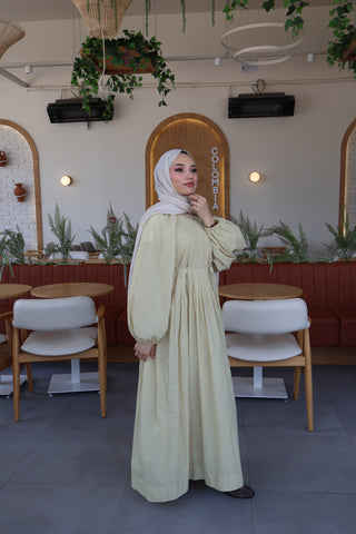 Vual Kleid Butter Yellow 169