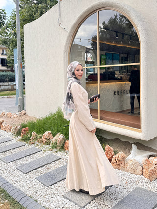 Leinen Kleid Natürel 208