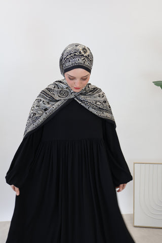 MINA ABAYA BLACK