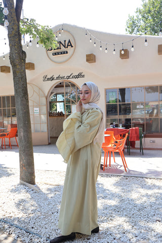 Volan Kleid Butter Yellow 115