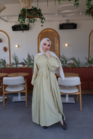 Vual Kleid Butter Yellow 169