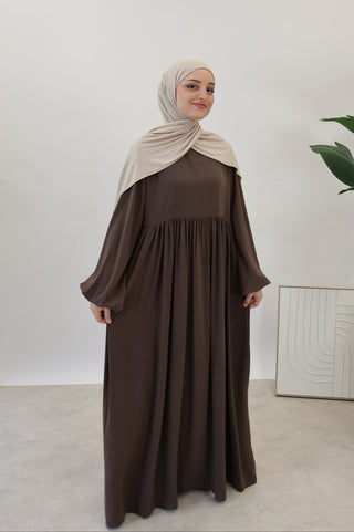 MINA ABAYA Khaki/Braun