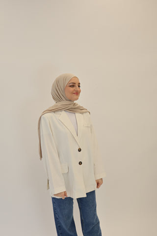 Oversize Blazer white