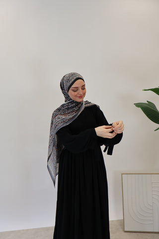 Mihra abaya black