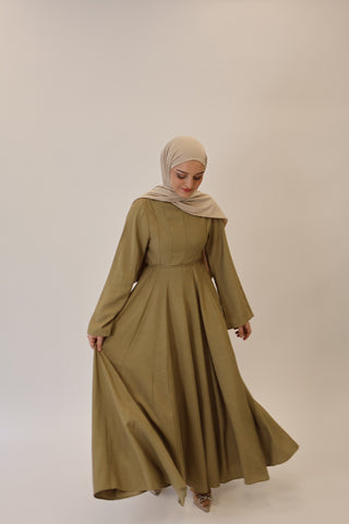ELLA KLEID OLIVE