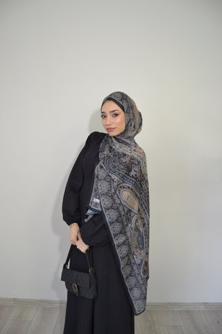 LAYLA LEINEN KLEID BLACK