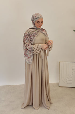 Mihra Abaya beige