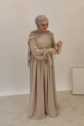 Mihra Abaya beige