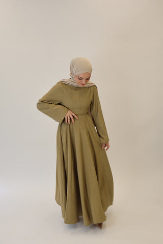 ELLA KLEID OLIVE