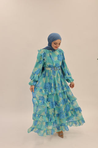 DARLEEN KLEID BLAU