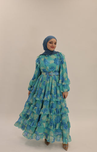 DARLEEN KLEID BLAU