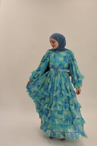 DARLEEN KLEID BLAU