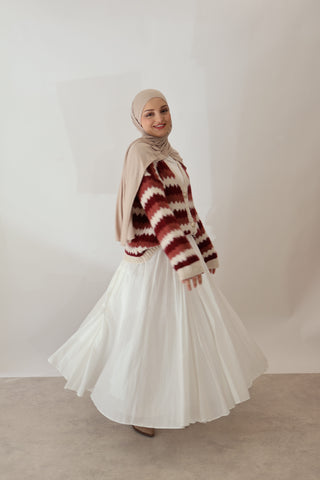 Strickjacke Bordo