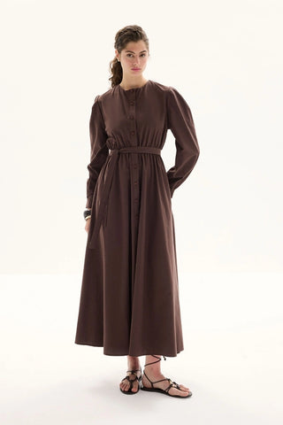 Denizci Kleid Braun