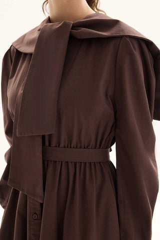 Denizci Kleid Braun