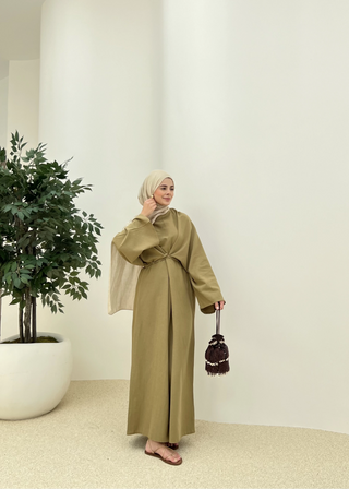 Rose Kleid Olive