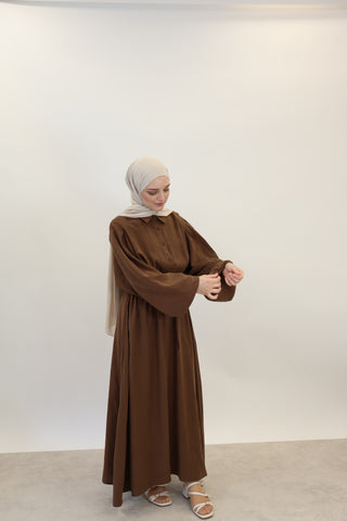 VELA KLEID BRAUN