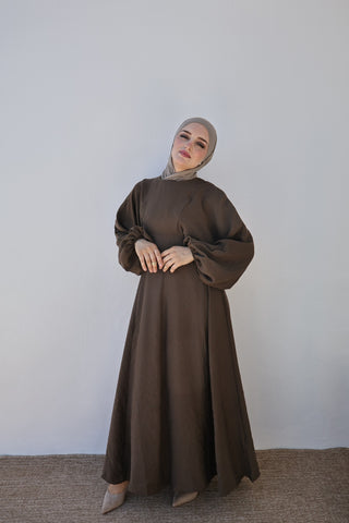Lidya Kleid Braun