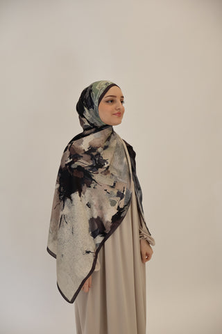 NORA SATIN SCARF 64