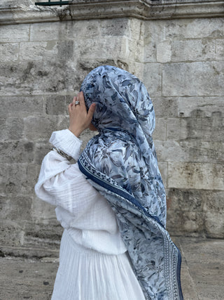 Farah scarf Blau