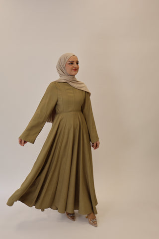 ELLA KLEID OLIVE