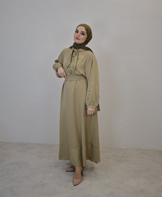 Defne Kleid olive