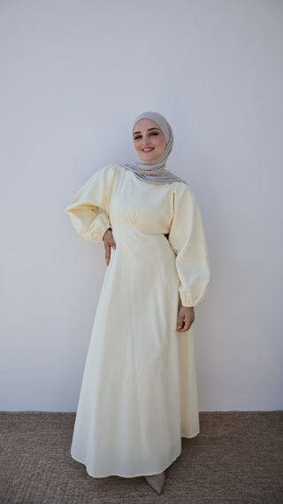 Layla Kleid Butteryellow
