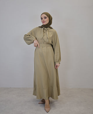 Defne Kleid olive