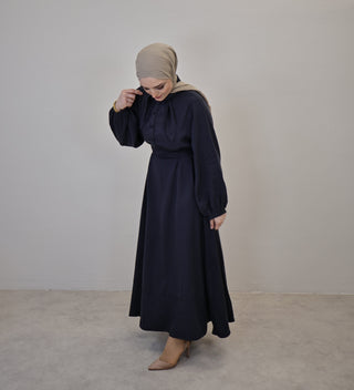 Defne Kleid Blau