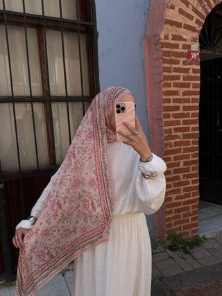 Liya scarf rosa