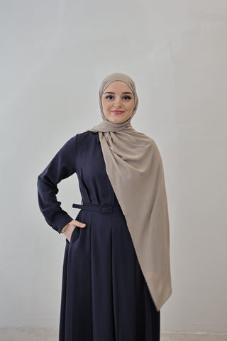 Viskose schal beige