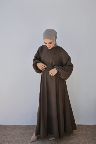 Lidya Kleid Braun