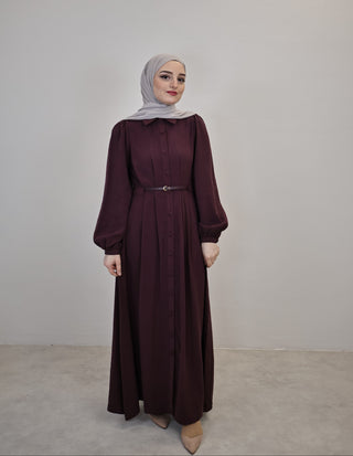 Hüma Kleid Mürdüm