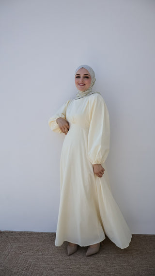 Layla Kleid Butteryellow