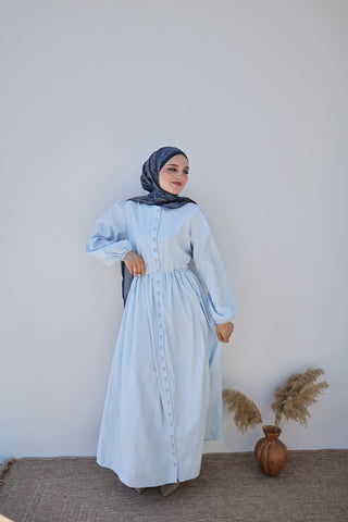 Himmel Blau Kleid