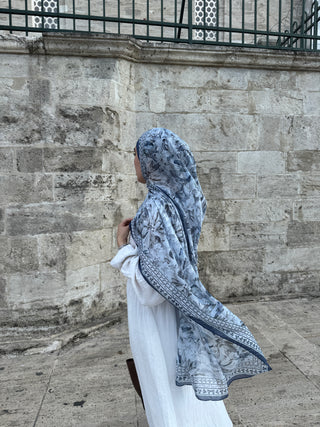 Farah scarf Blau