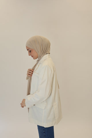 Oversize Blazer white
