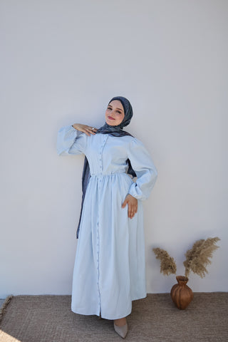 Himmel Blau Kleid
