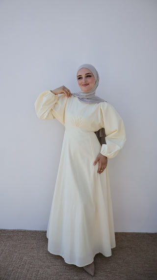 Layla Kleid Butteryellow