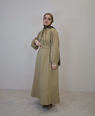 Defne Kleid olive