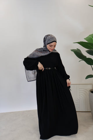 Mihra abaya black