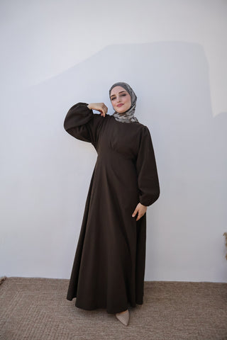 Layla Kleid Braun