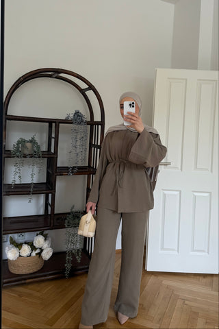 Lale Zwei-Teiler Khaki 8936