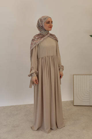 Mihra Abaya beige