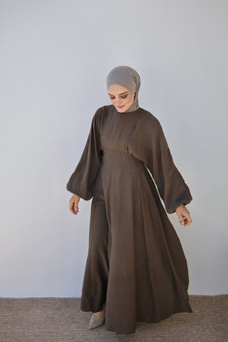 Lidya Kleid Braun