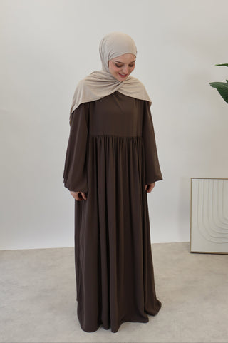 MINA ABAYA Khaki/Braun