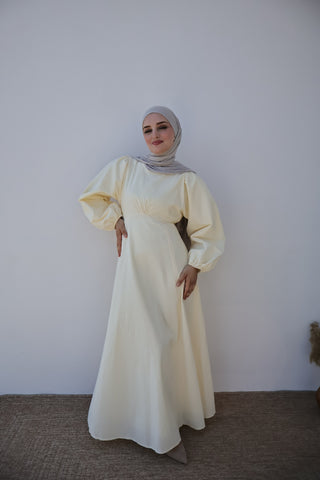 Layla Kleid Butteryellow