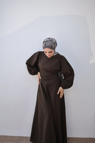 Layla Kleid Braun