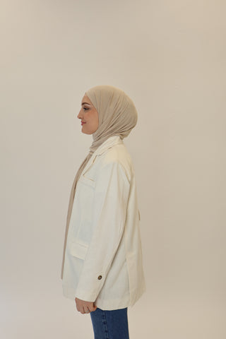 Oversize Blazer white