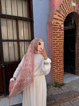 Liya scarf rosa